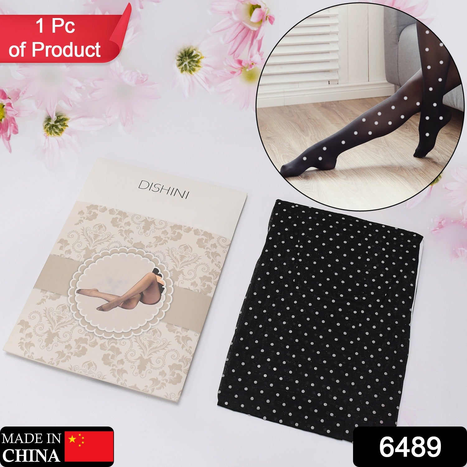 6489 Body Stocking Cloth White Dot Design Stocking Cloth With ELASTIC CLOTH , BEST SOFT MATERIAL CLOTH DeoDap 6489 Body Stocking Cloth White Dot Design Stocking Cloth With ELASTIC CLOTH , BEST SOFT MATERIAL CLOTH DeoDap